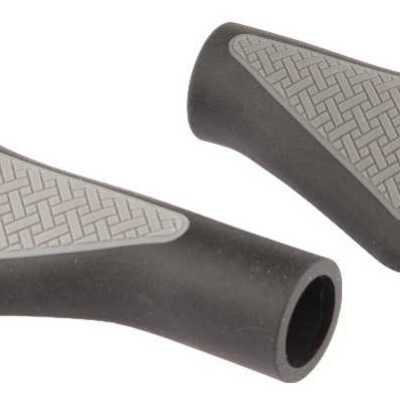 MIRAGE HANDVATTENSET GRIPS IN STYLE 100/132MM ZWART/GRIJS