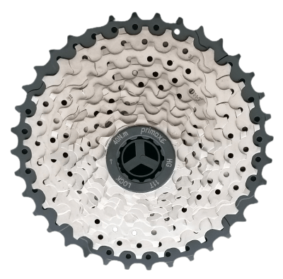 PRIMAX E CASSETTE 10 SPEED 11-36T ZILVER IN DOOSJE