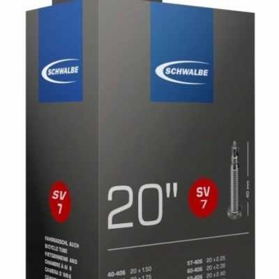 SCHWALBE BINNENBAND SV7 20 INCH 40/62-406 SV 40 MM